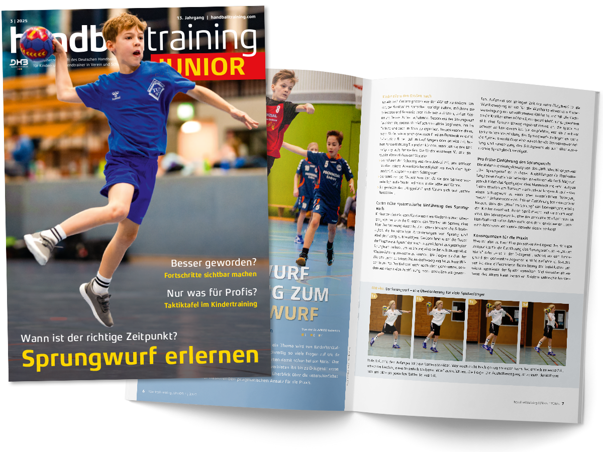 Probeheft bestellen handballtraining JUNIOR philippka